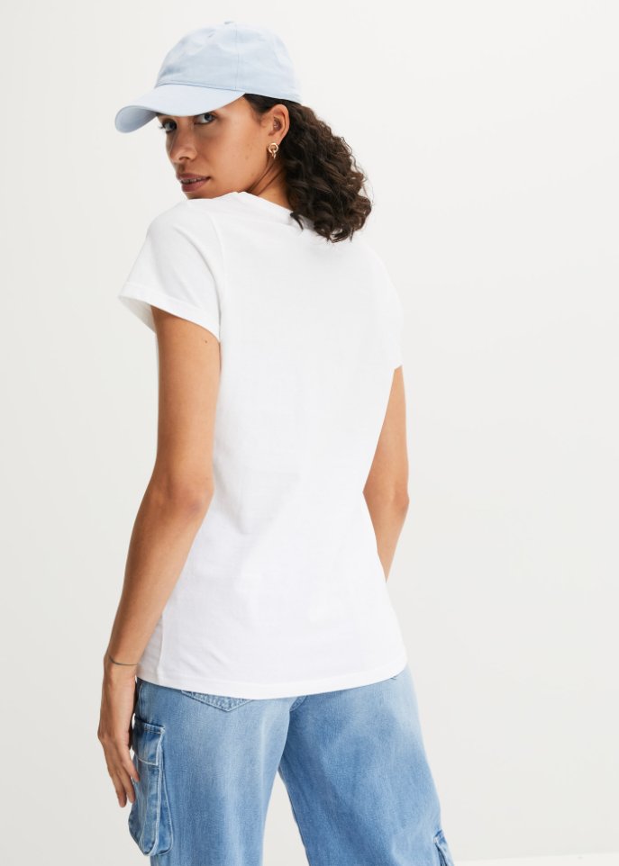 Rundhals-Shirt, Kurzarm (5er Pack)