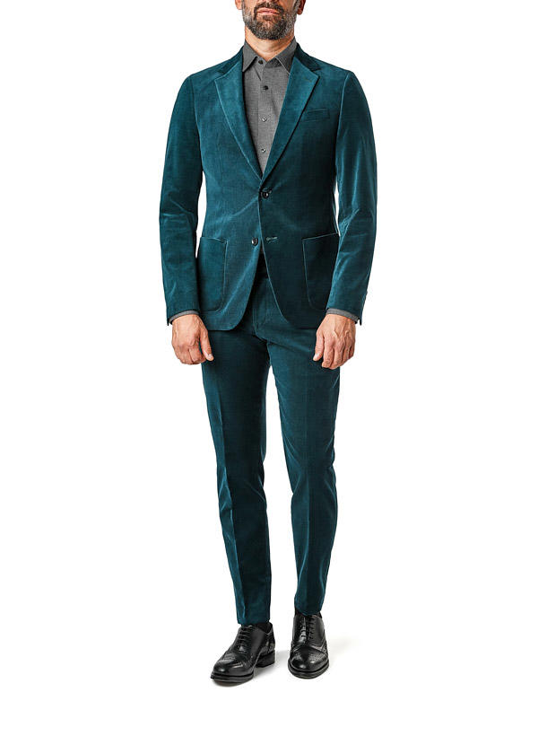 Strellson, Anzug Arndt-Melwin, Slim Fit, Cord, dunkelgrün