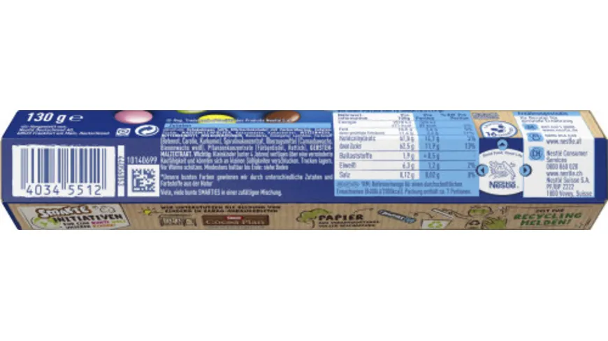 Nestlé Smarties Riesenrolle 130 g