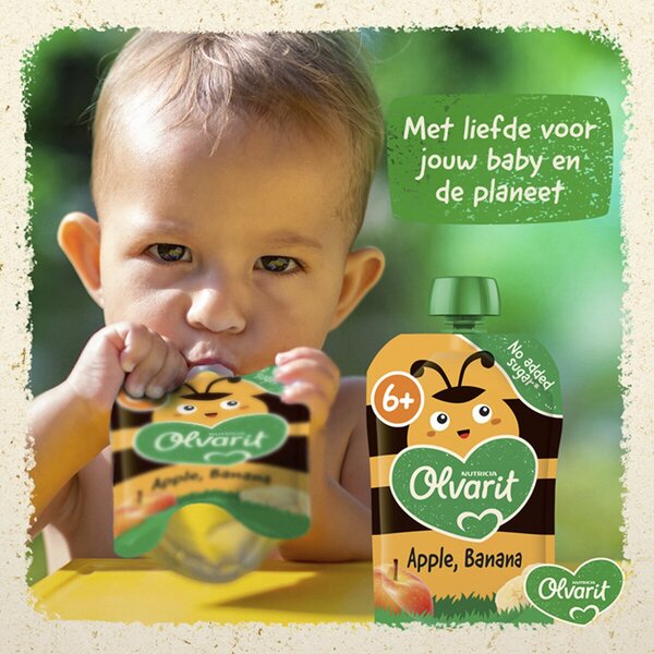 Olvarit 12 M Knijpfruit Variatiemenu 12 stuks