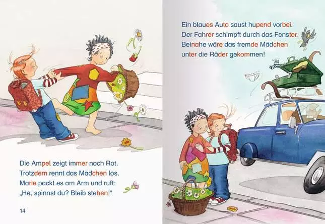 Leserabe - Sonderausgaben: Schulgeschichten - Silbe für Silbe lesen lernen