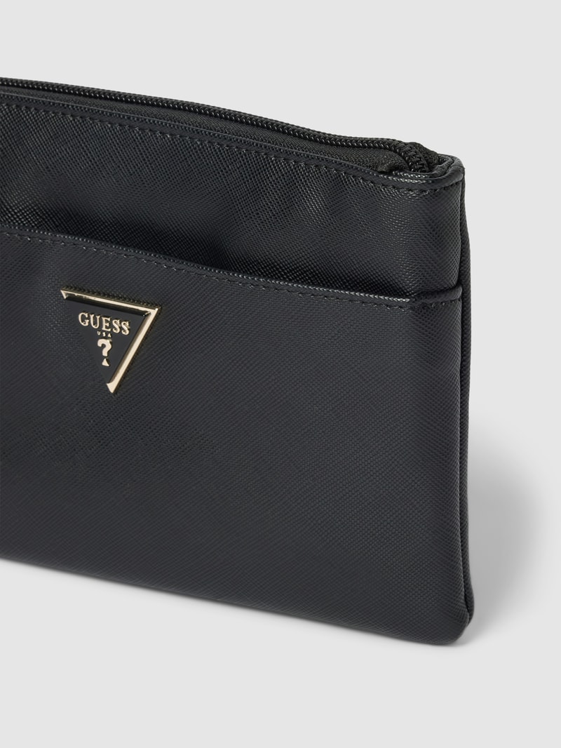 Portemonnaie mit herausnehmbarer Tasche in schwarz