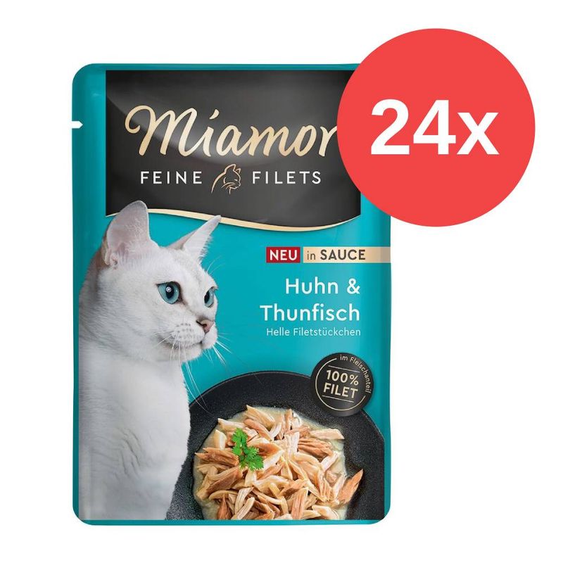 Sparpaket Miamor Feine Filets in Soße 24 x 100 g