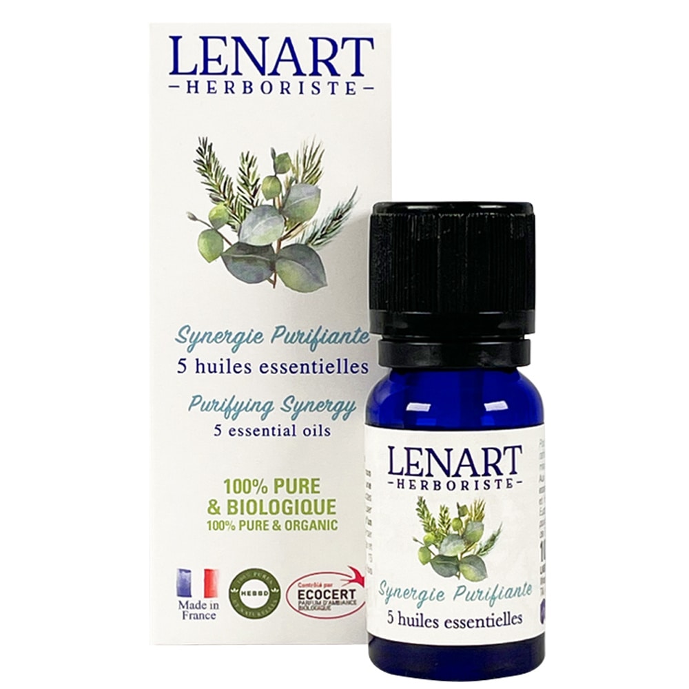 christian lénart Synergie Purifiante BIO ECOCERT 10 ml Huiles essentielles