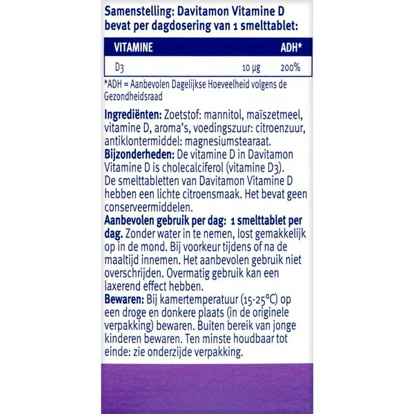 Davitamon D-vitamin olvadék tabletták 150 darab