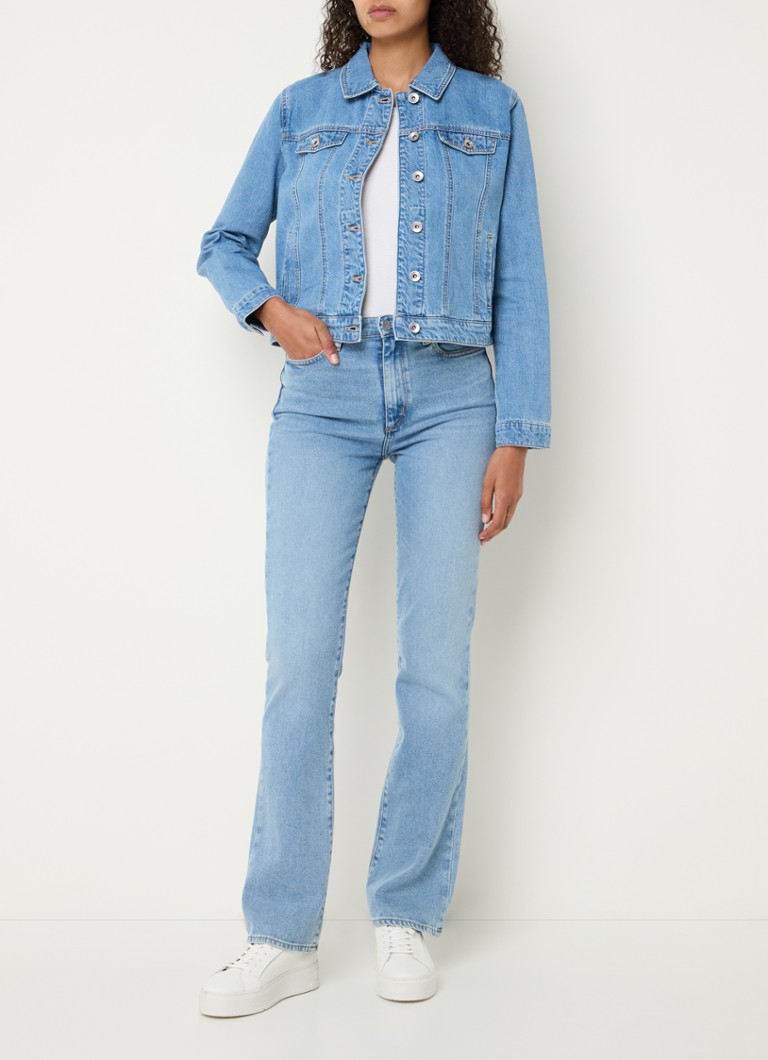 Giacca in denim Gerry Weber in misto lino con tasche laterali