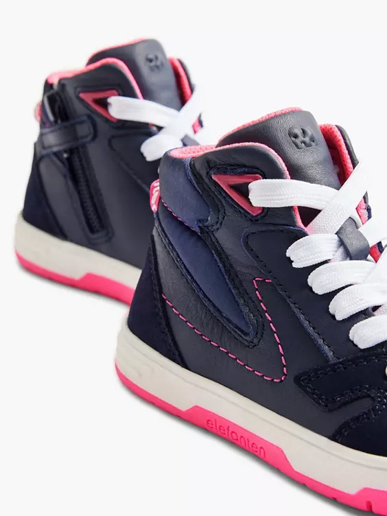 elefanten Hoher Leder Sneaker Bloom