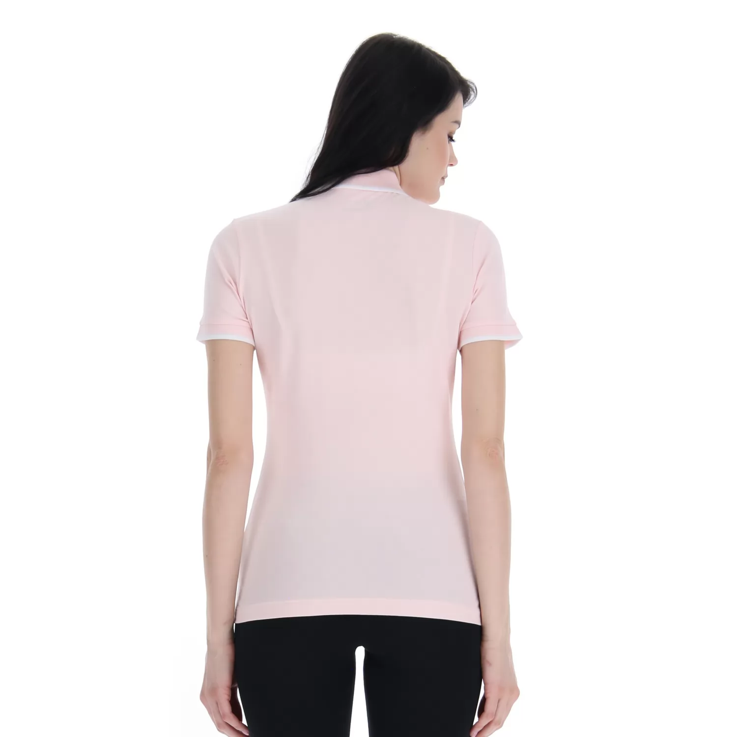 POLO CLASSICA W STC PQ NÄRT ROSA/KLASVIT
