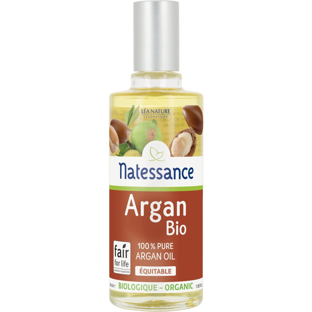 natessance Huile d'Argan bio équitable - 100% pure Huile
