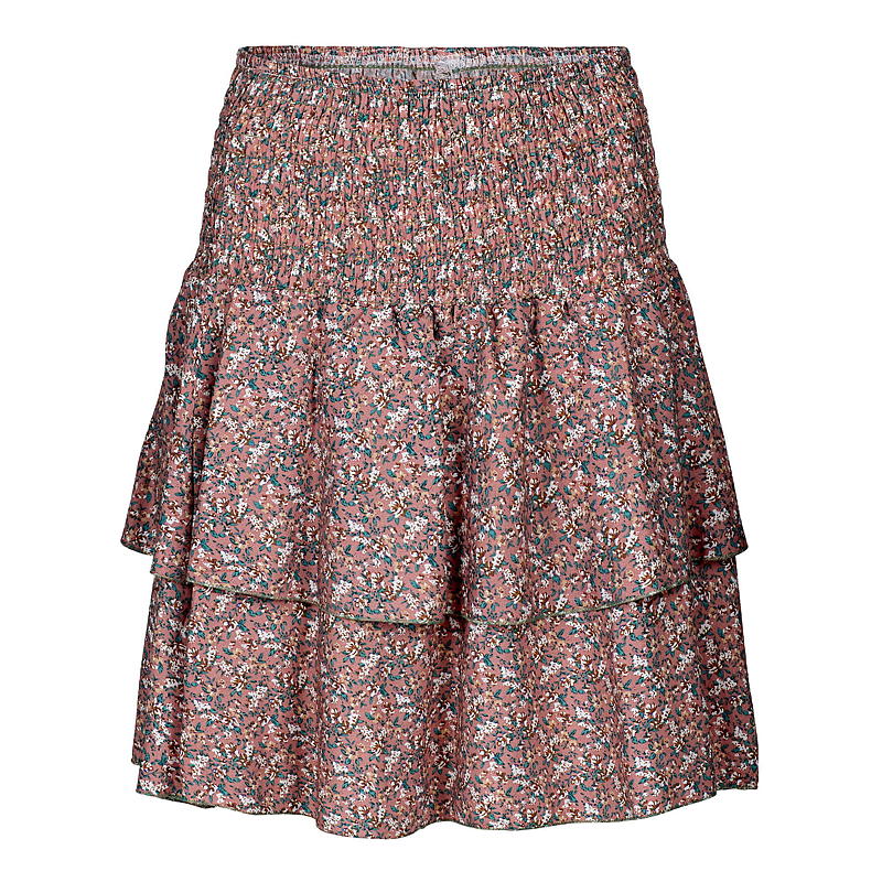 Volangskjørt str S/M-L/XL m/blomstermønster