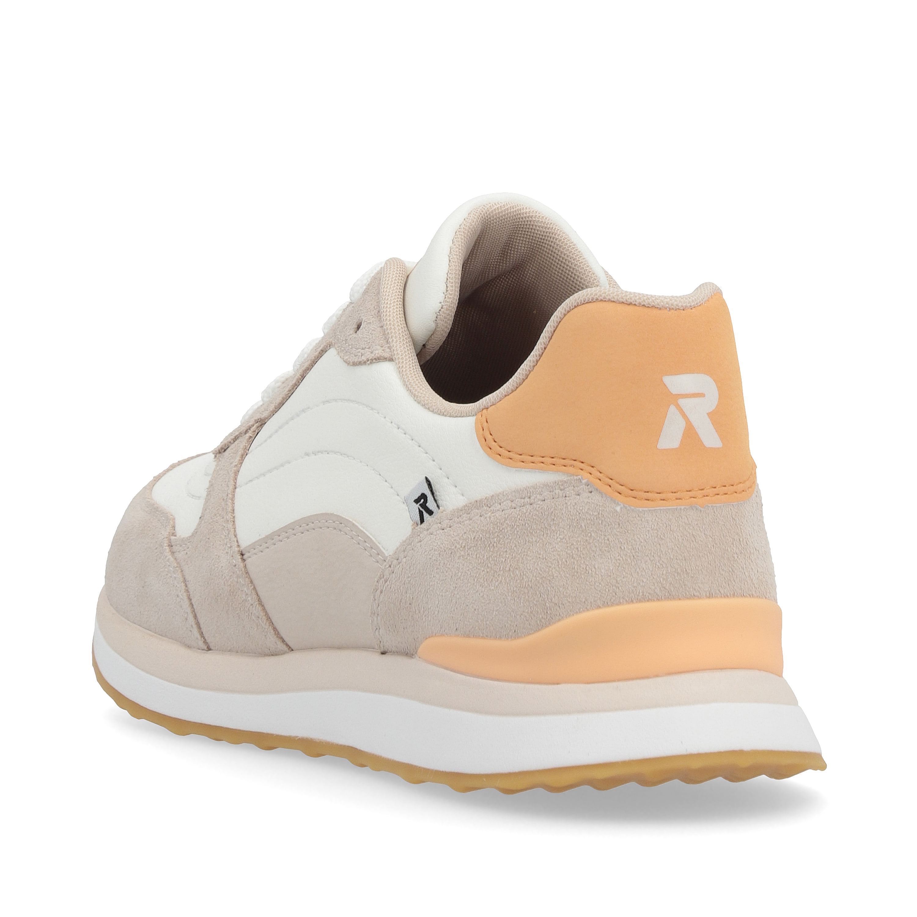 Rieker Damen Sneaker Low clay-beige apricot