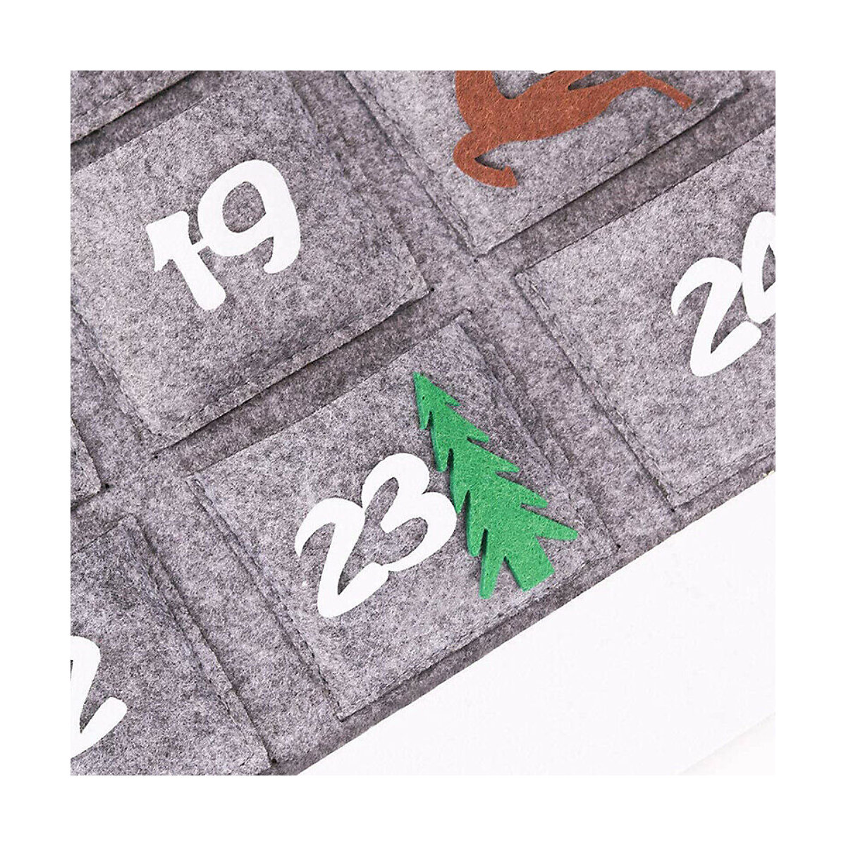 Adventskalender Weihnachtsmann Partydeko für Kinder
