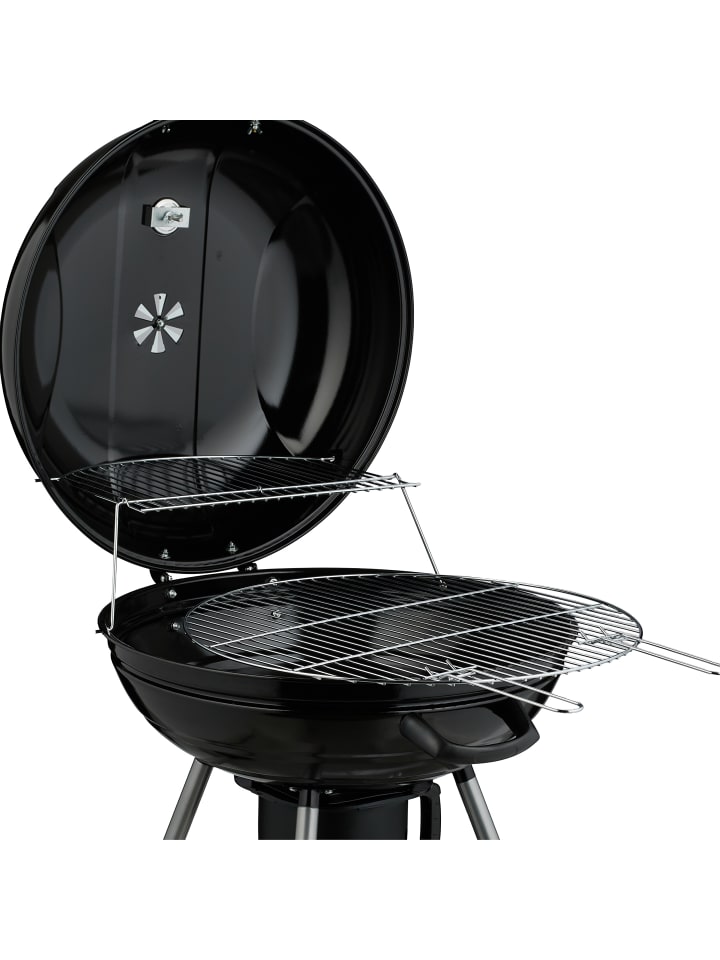relaxdays Kugelgrill in Schwarz - Ø 53 cm günstig kaufen onesize
