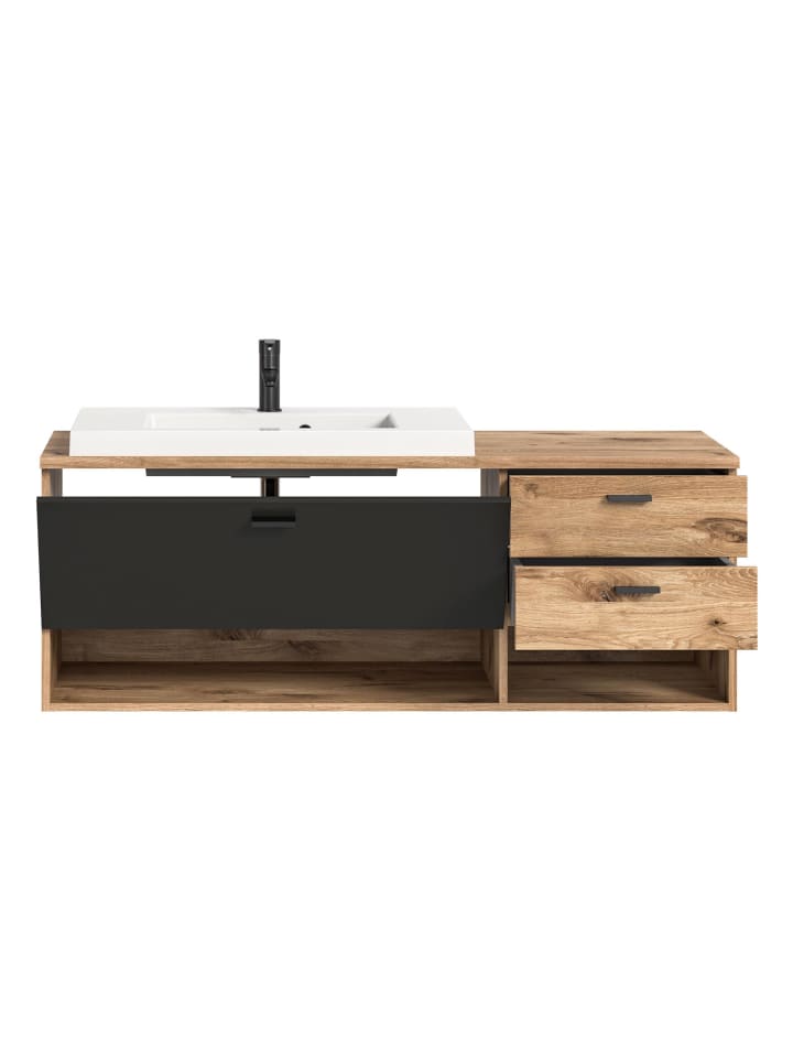 ebuy24 Waschbeckenunterschrank Grado Eiche 140 x 48 cm günstig kaufen onesize