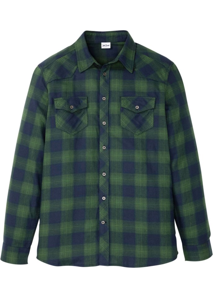Flanell-Langarmhemd