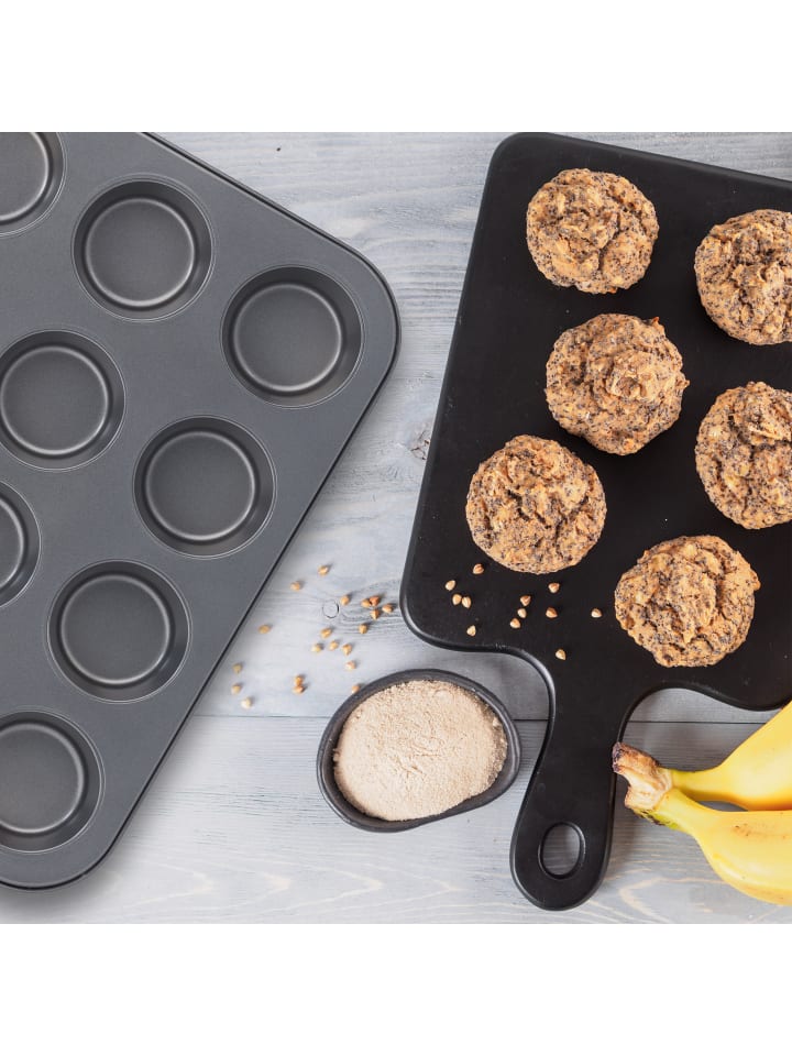 relaxdays 2x Muffinform in Grau günstig kaufen onesize