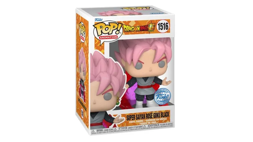 Funko - POP! - Dragonball Super - Goku Rose Black Glow Vinyl