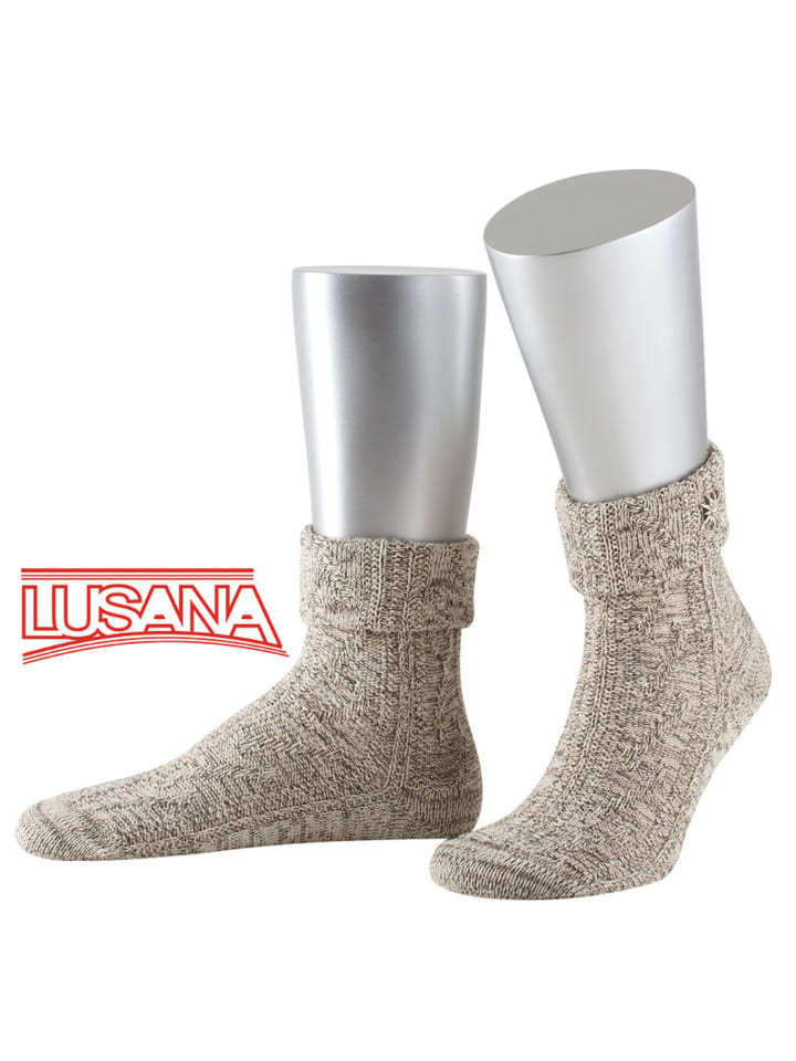 Lusana Socken in beige günstig kaufen