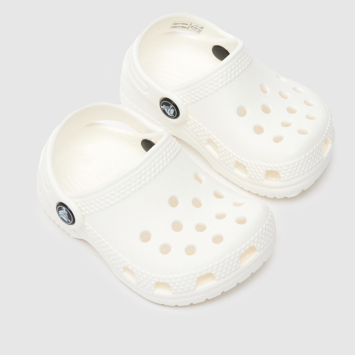Crocs fehér kis klumpa baba szandál