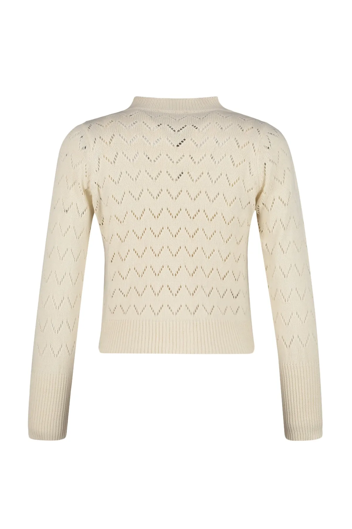 Trendyol Collection  Blusen-Cardigan-Set mit durchbrochenen Löchern und Steinknöpfen TWOSS23HI00000