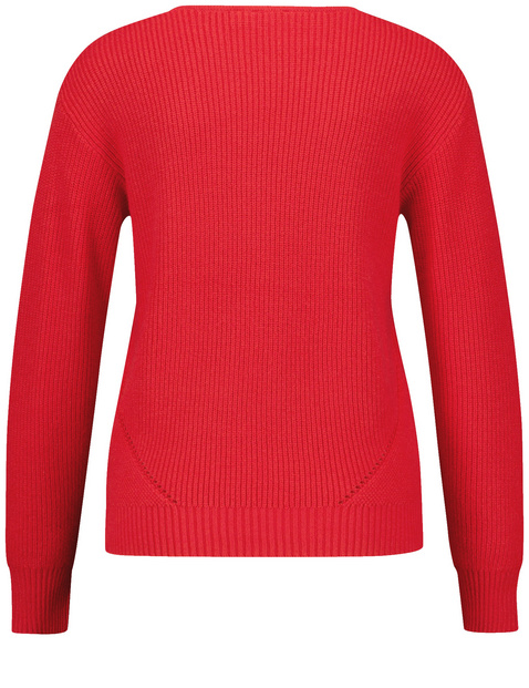 Pullover mit Ajour-Details