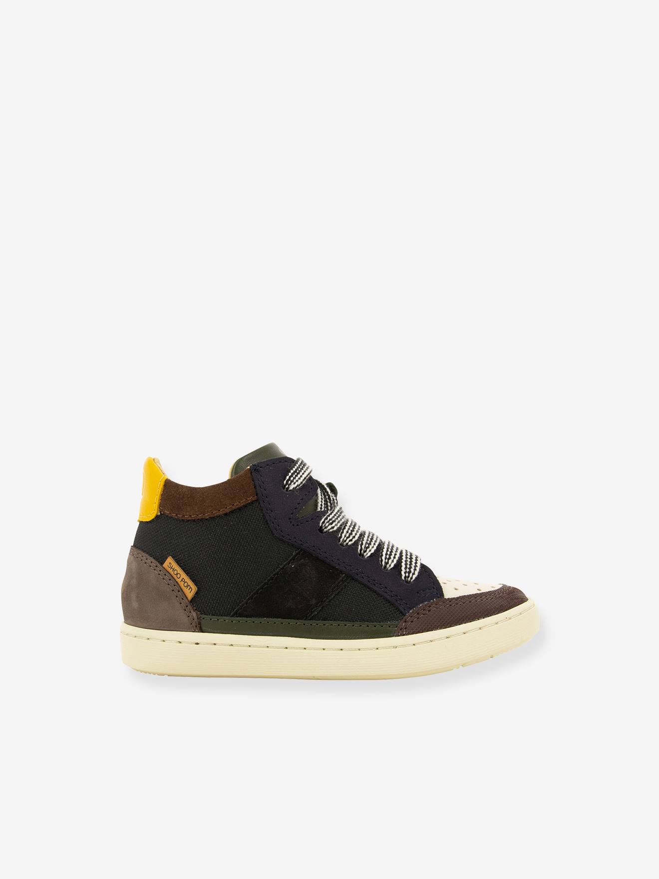 Bottines enfant Play Nock Nubuck SHOO POM® noir
