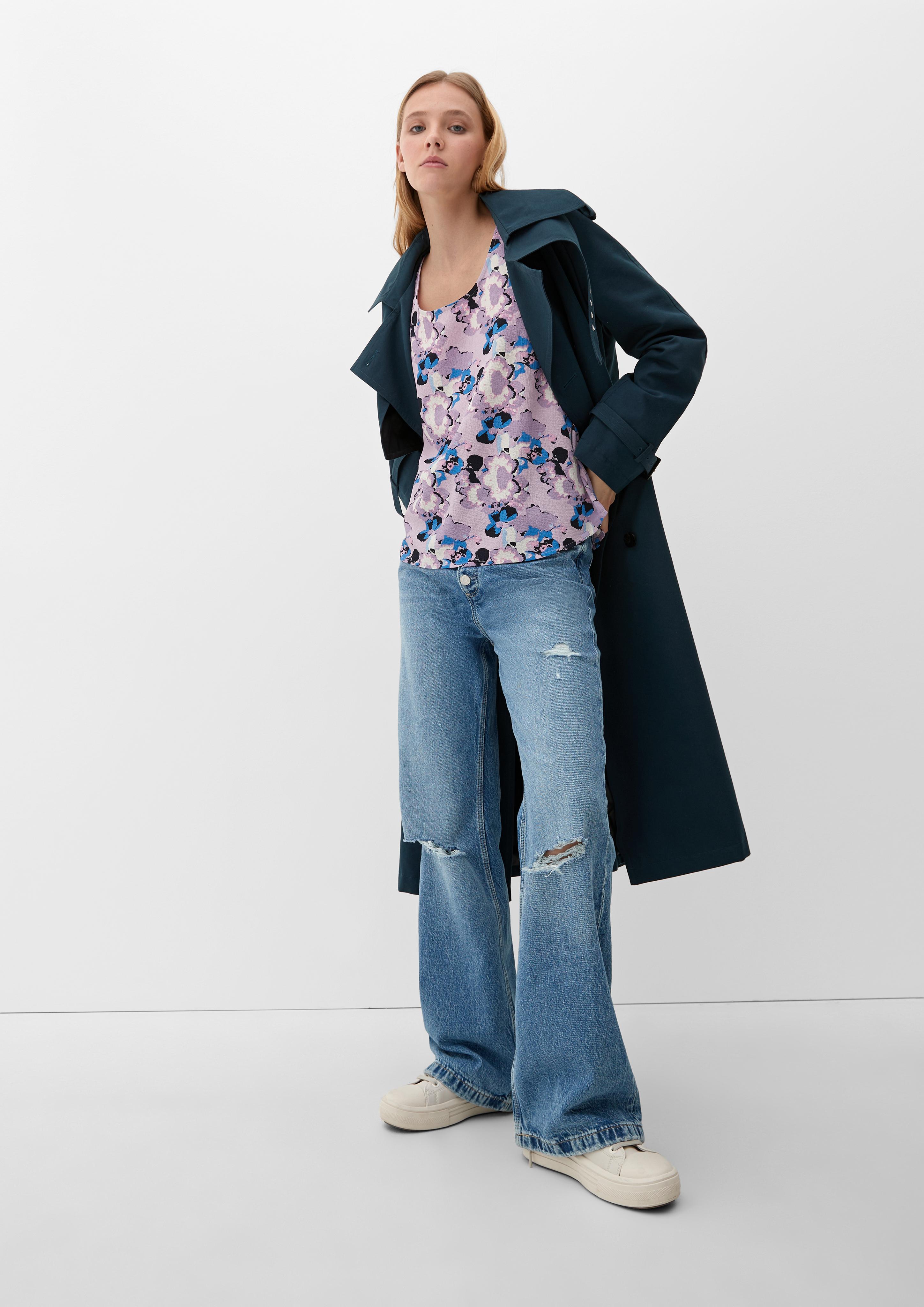 Bluse in Crêpestruktur  2126818-47A5
