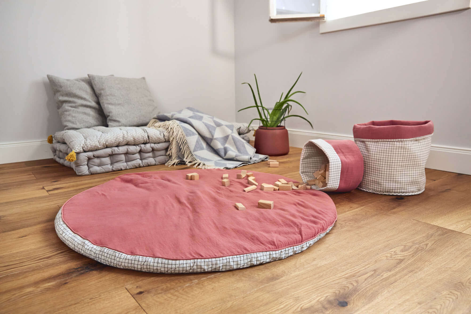 Sitzkissen - Seat Cushion, Rosewood