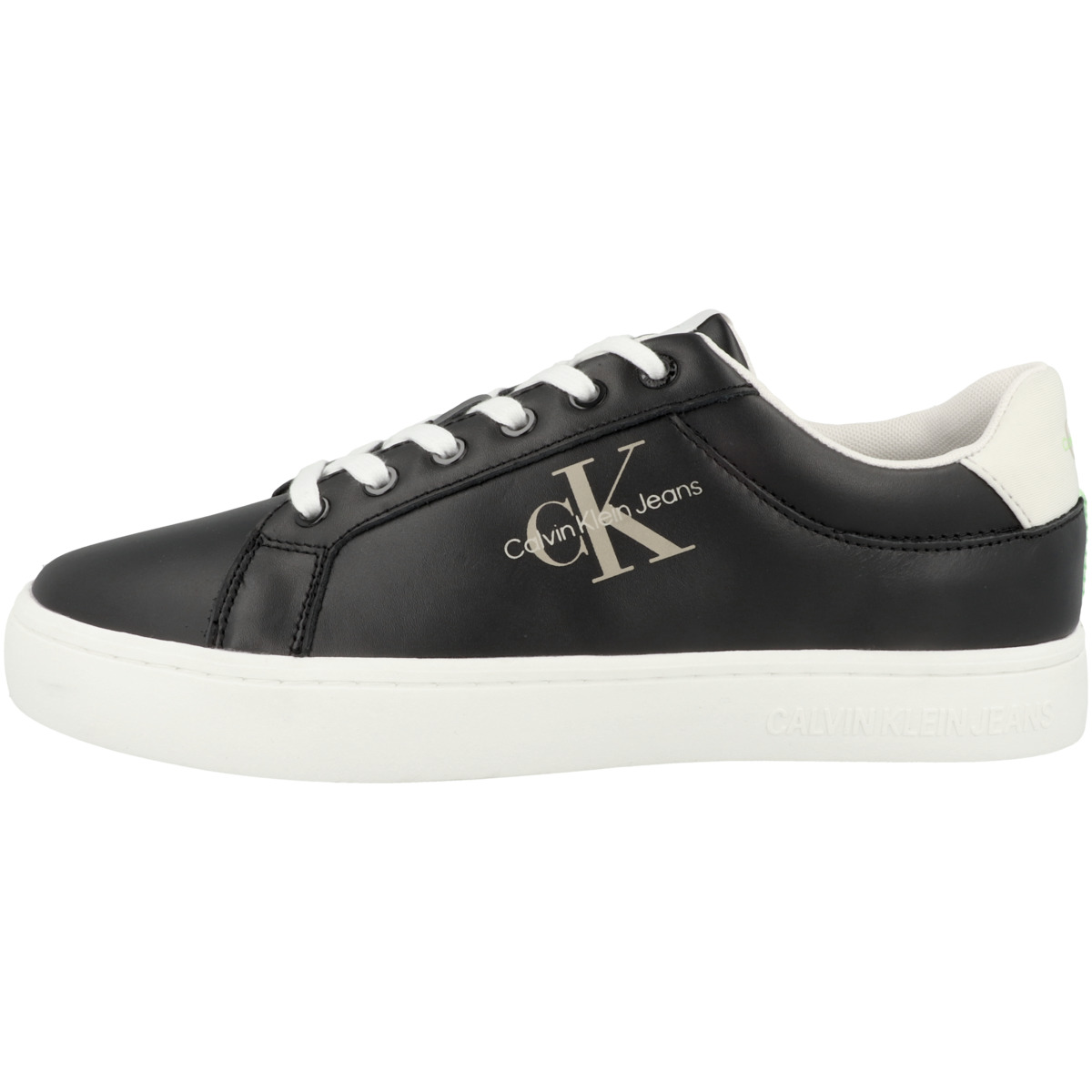 Calvin Klein Jeans Classic Cupsole Fluo Contrast Sneaker low schwarz