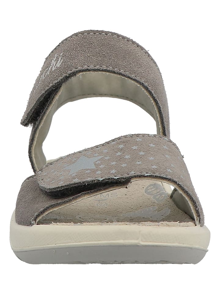 Lurchi Leder-Sandalen in Grau günstig kaufen