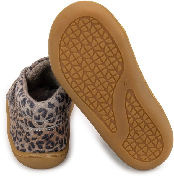 Telyoh bare ~ MidCut Leder Klett + Wollfleece ~ Leo