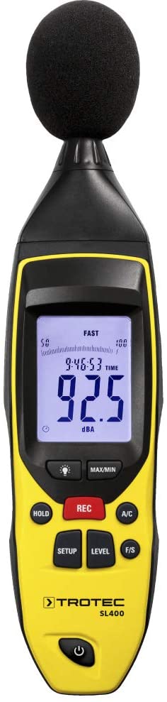 Sonómetro Trotec 3510005020 SL400 con certificado de calibración