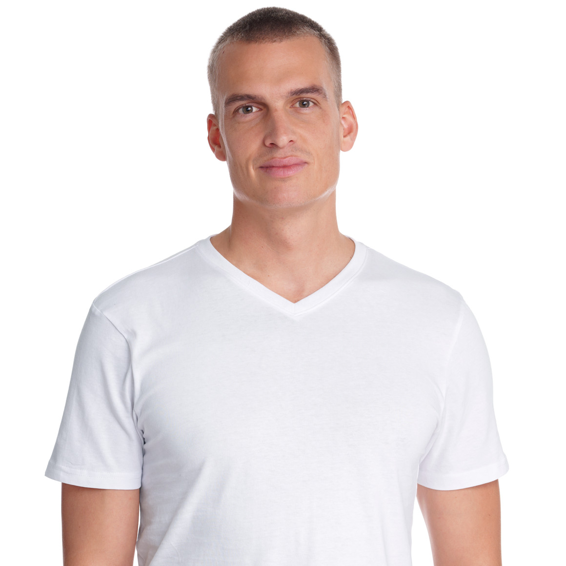 2 Herren T-Shirts mit V-Ausschnitt