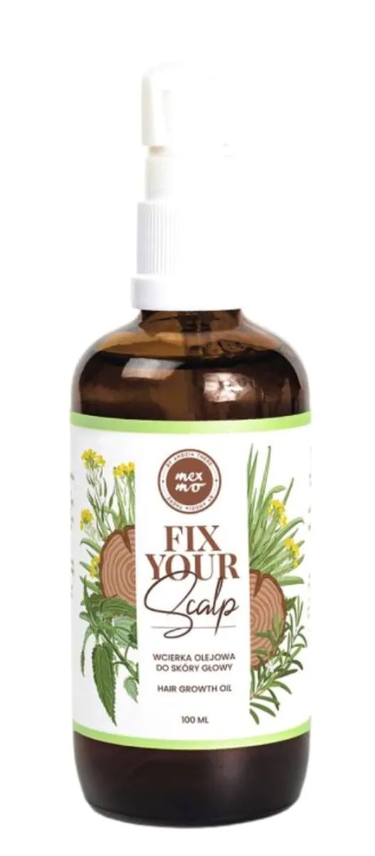 „Mexmo Fix Your Scalp“ plaukų augimo aliejus – aliejinis losjonas galvos odai, 100 ml
