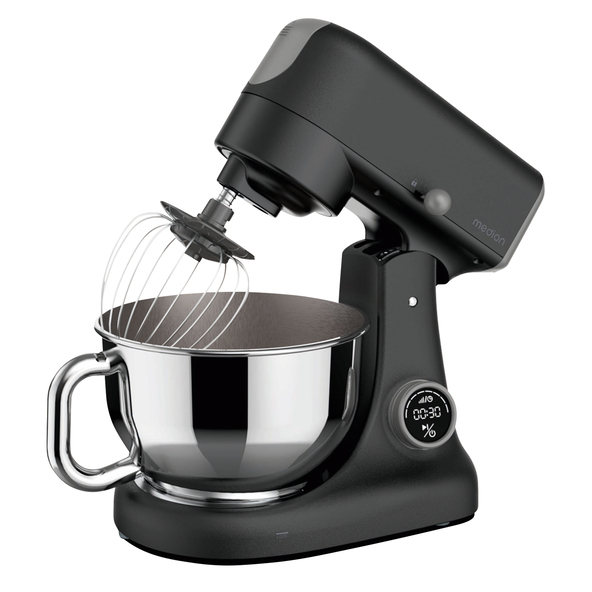 Küchenmaschine Digital, leise, schwarz (MD 12600)
