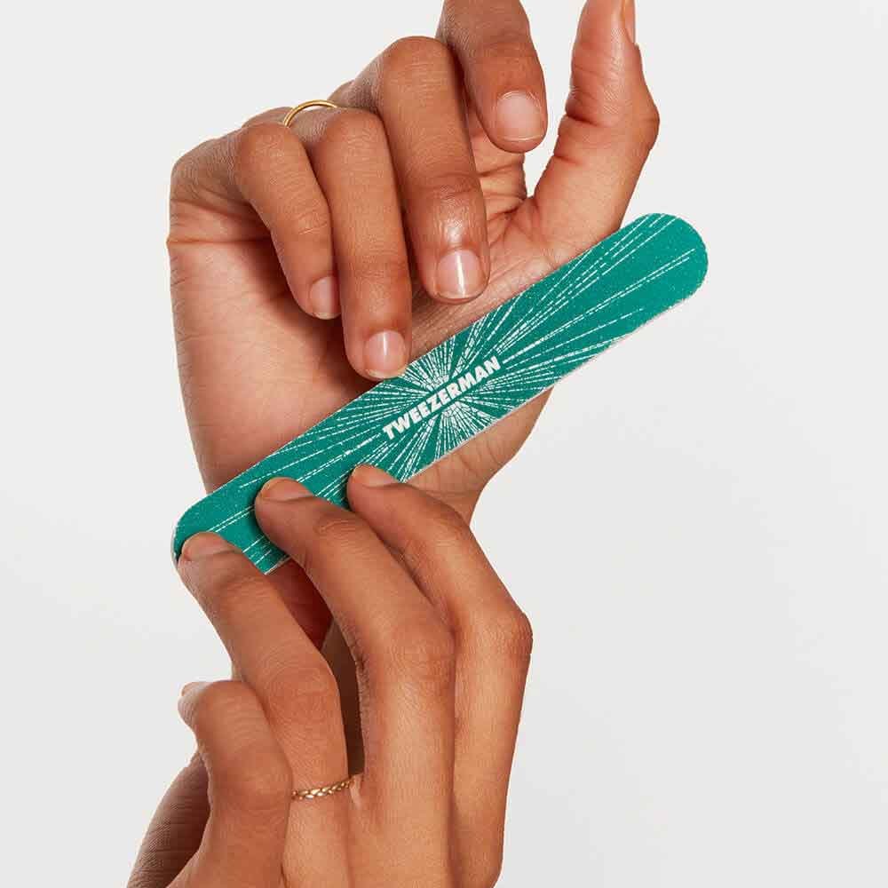 Tweezerman Nail Care Tools Mannicure Kit Emerald Shimmer