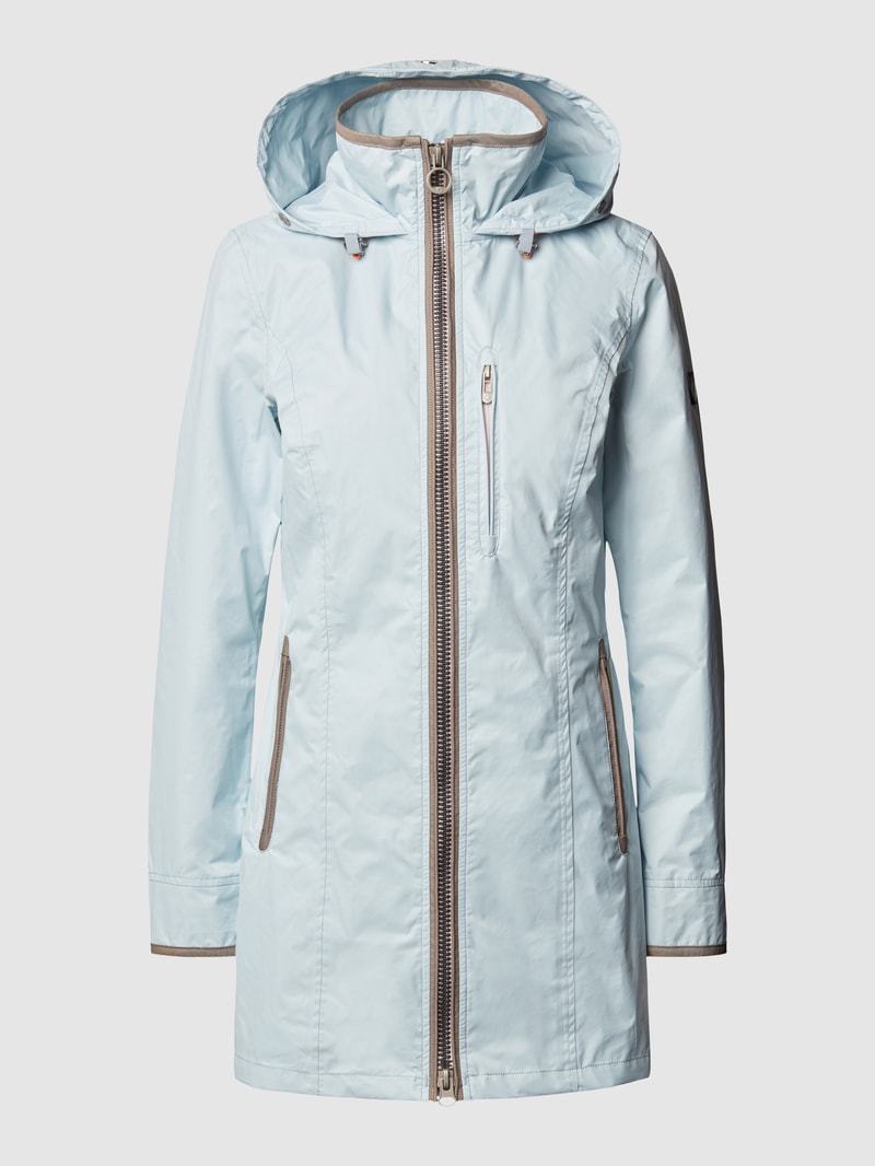 Funktionsjacke mit Kapuze Modell 'Westside' in hellblau