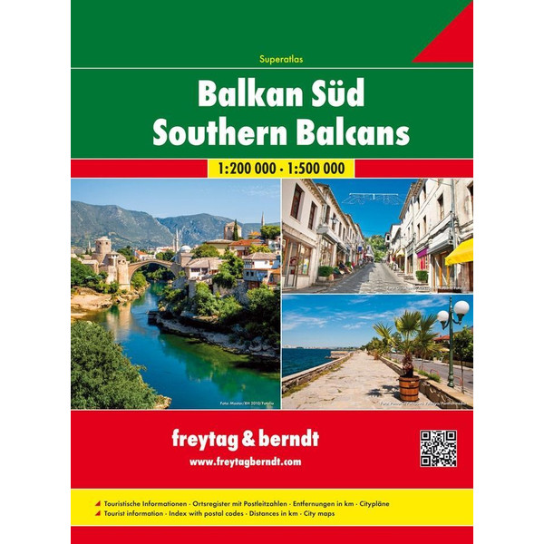 Balkan Süd 1 : 200 000 / 1 : 500 000 - Wanderkarte