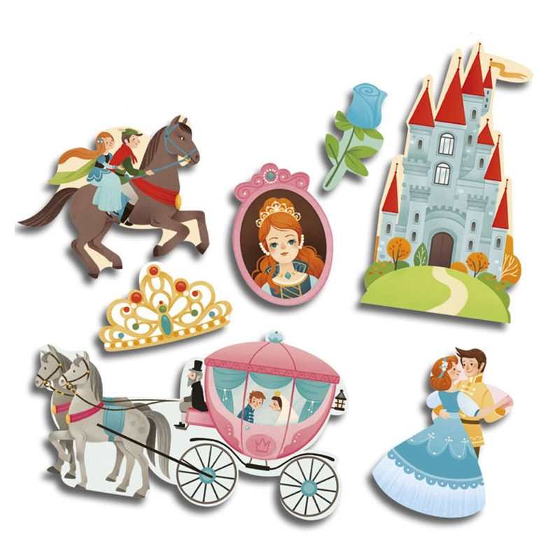 80 gommettes Les princesses - Lito
