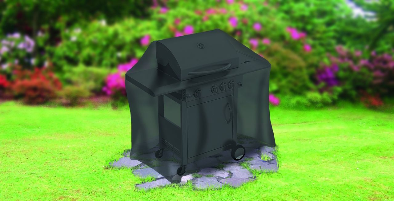 Tepro Universal Abdeckhaube - für Gasgrill mittel, schwarz