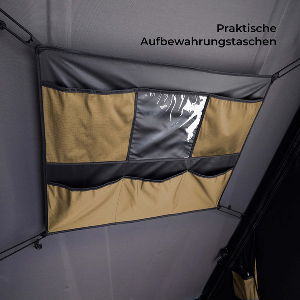 ALUMINUM HARD SHELL ROOF TENT CUMARU 135 - Dachzelt