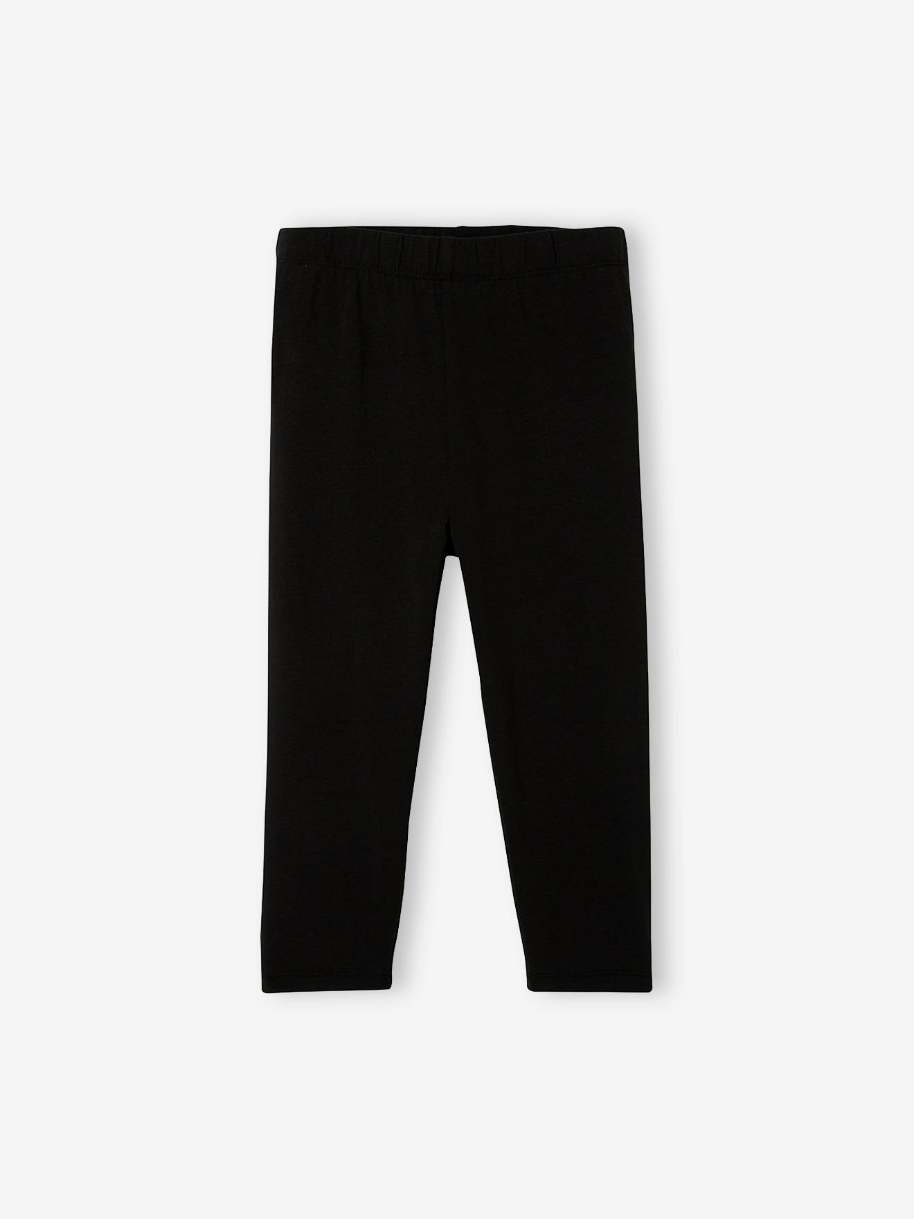 Legging Basics fille mi-mollets corail