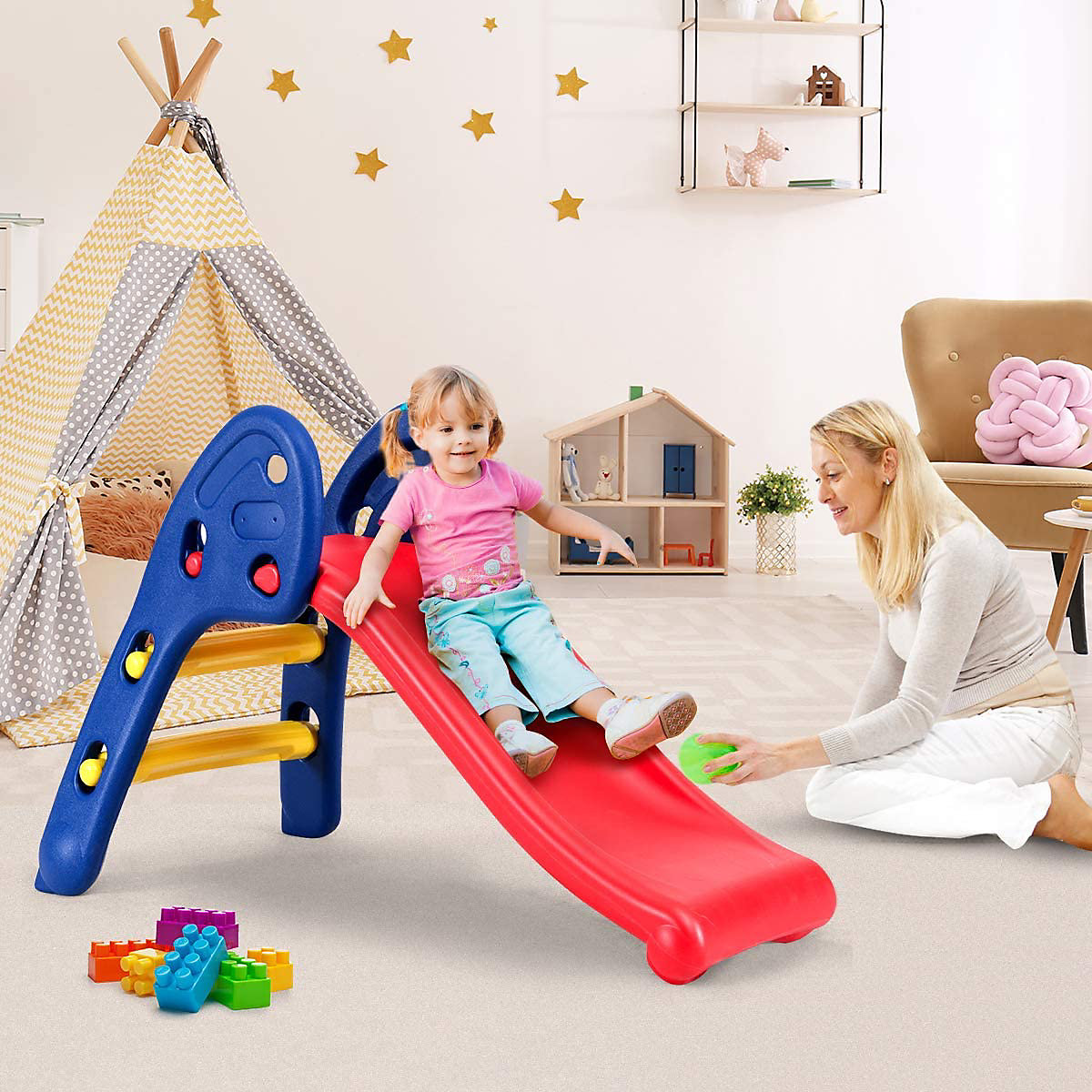 Kleinkinderrutsche Rutschbahn