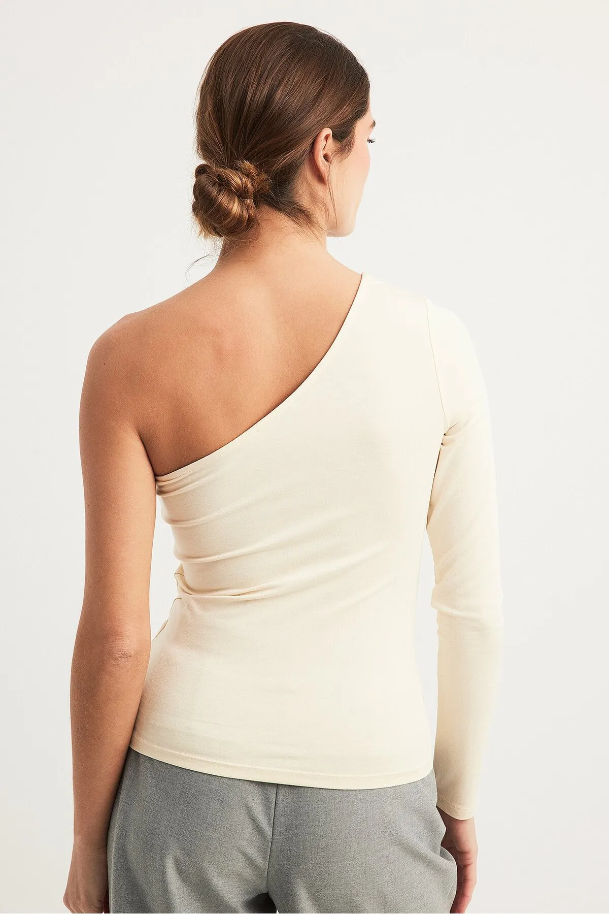 NA-KD  Bluse - Weiß - Regular Fit