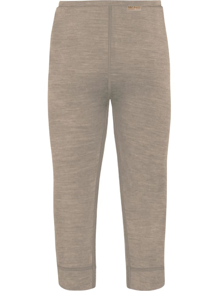 Normani Outdoor Sports 2er Pack Baby Merino Unterhose mit Füßen in Beige/Grau günstig kaufen