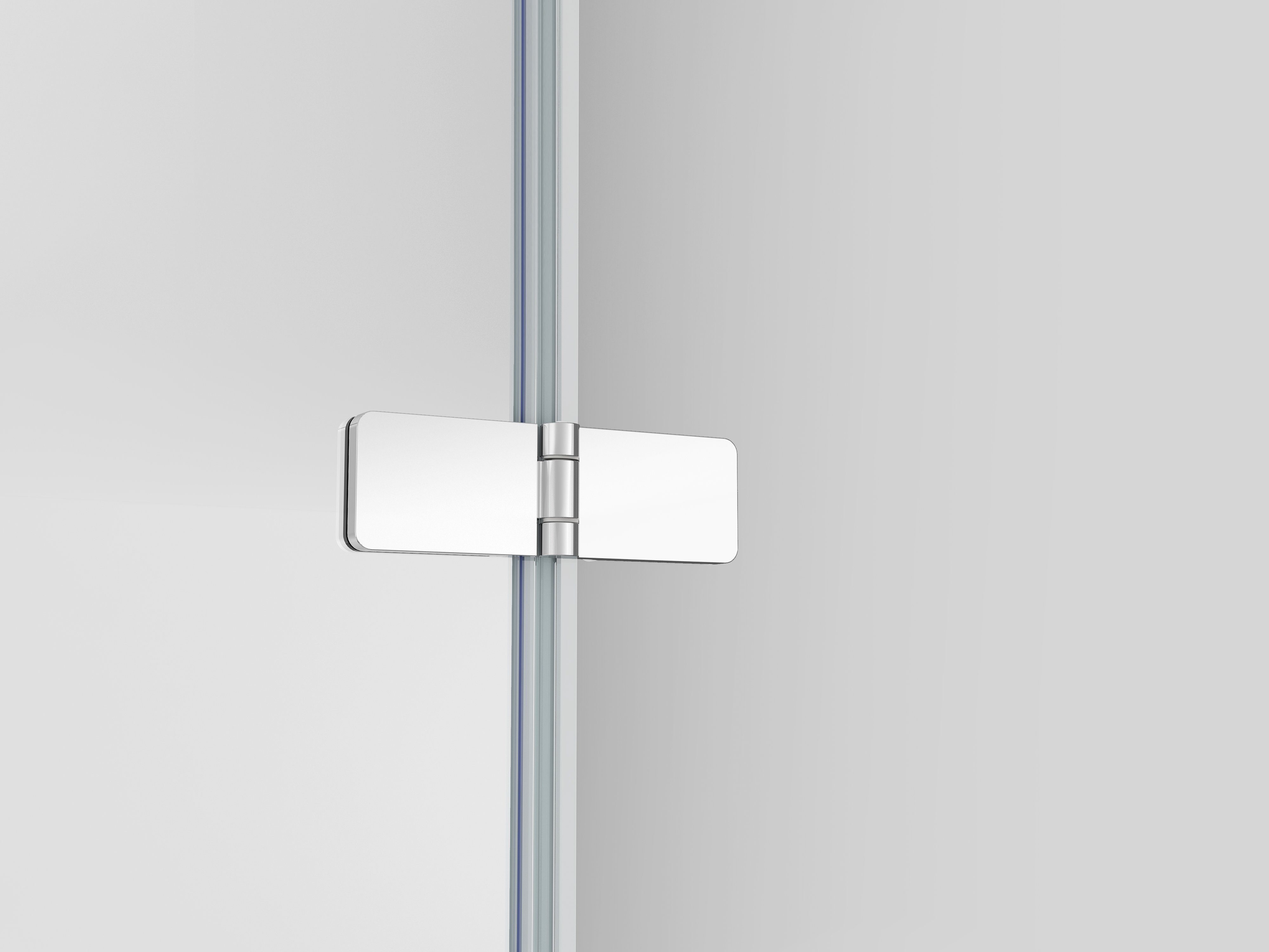 IMPTS Badewannenaufsatz, 6mm ESG Sicherheitsglas Nano Glas, Duschwand für Badewanne 2 TLG. Faltwand Duschtrennwand