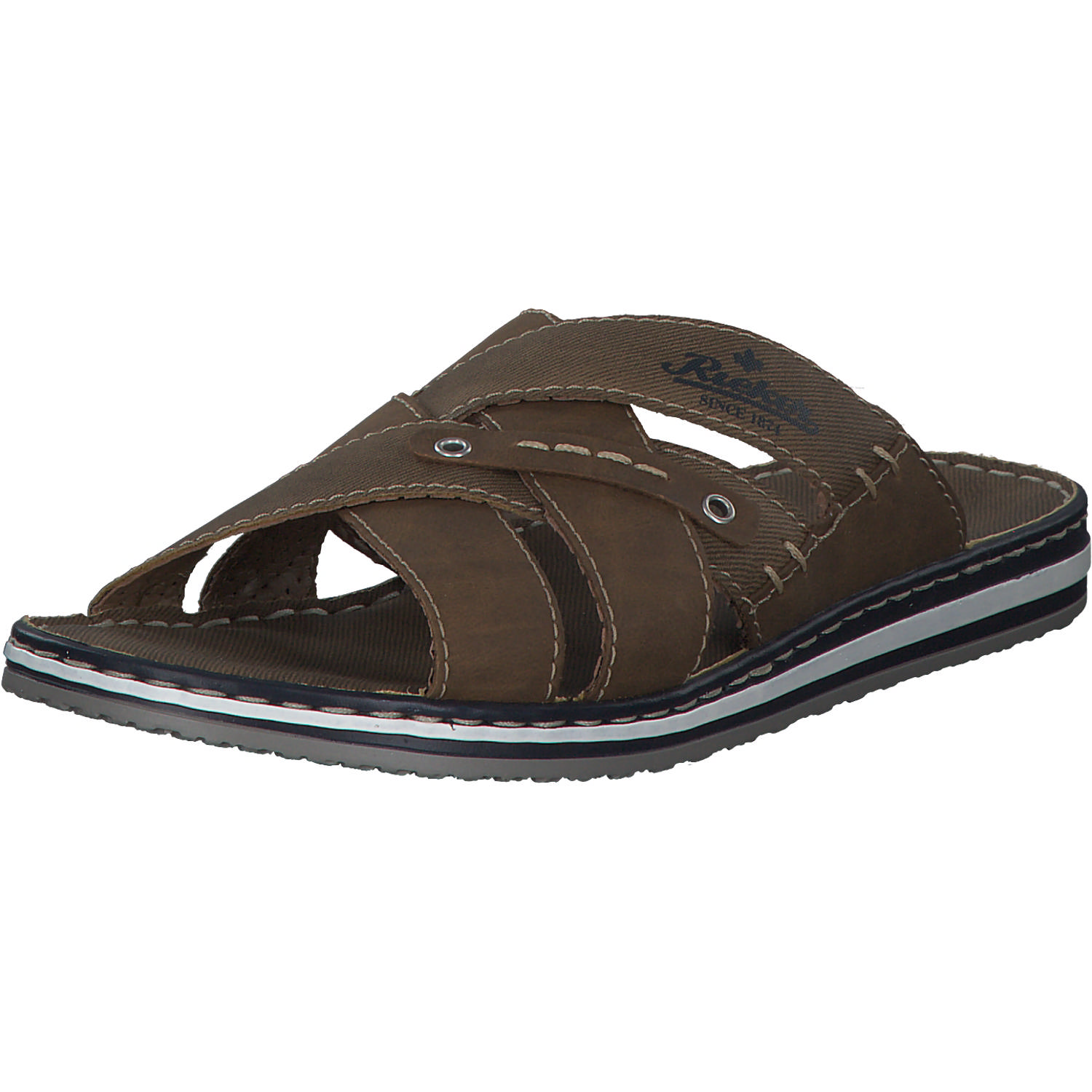 Rieker 21599, Pantoletten, Herren, Braun