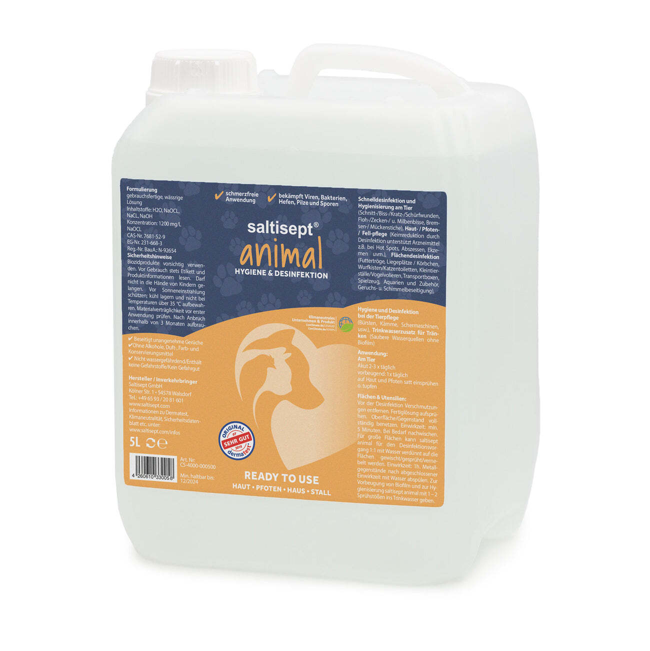 Saltisept Windeln & Hygiene Saltisept Animal Kanister 5 Liter
