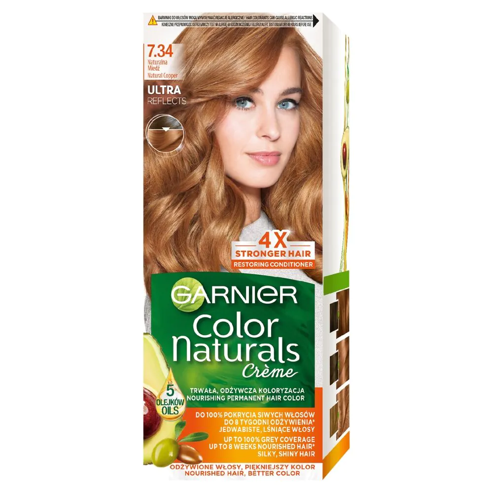 Фарба за косу Garnier Color Naturals, 7.34 Природни бакар