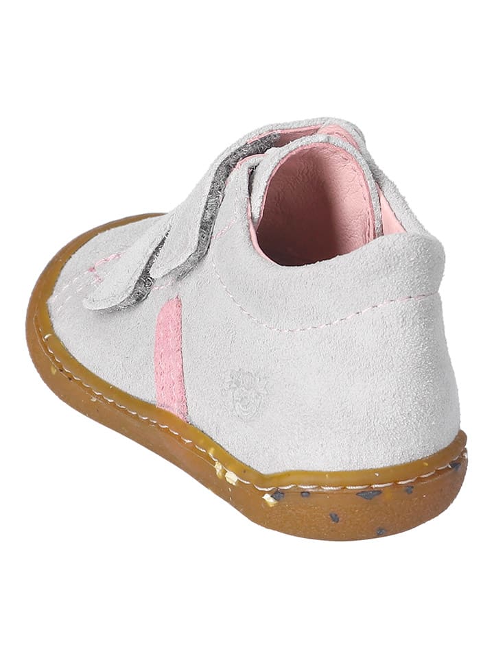 PEPINO Leder-Sneakers in Grau/ Rosa günstig kaufen